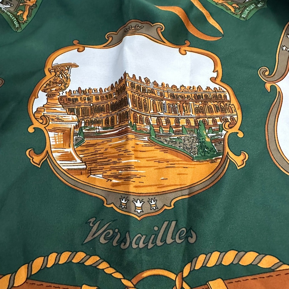 Womens Vintage Paris Scarf Souvenir De Paris Eiffel Tower Landmarks Parisian - Picture 9 of 14